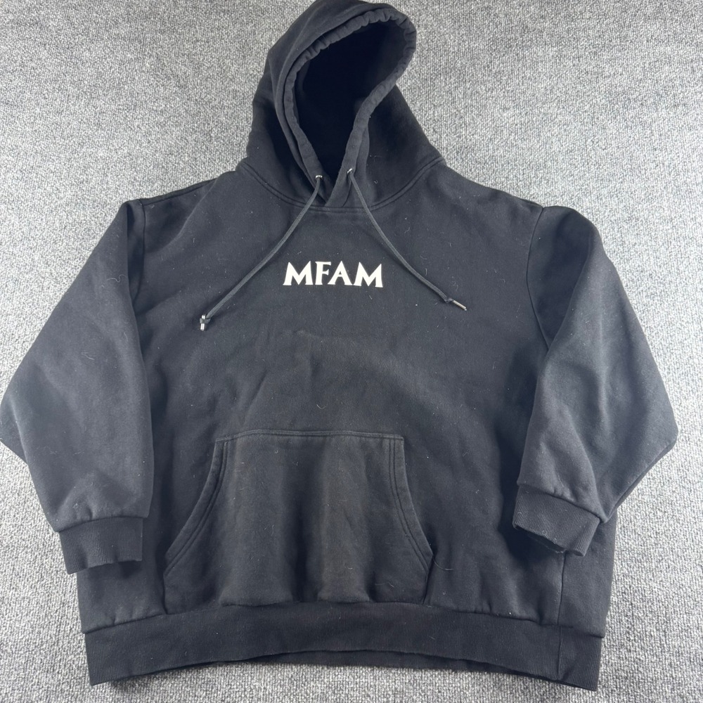 H4X MFAM Nickmercs Hoodie Mens 4XL Black Spartan Graphic Gaming Sweatshirt